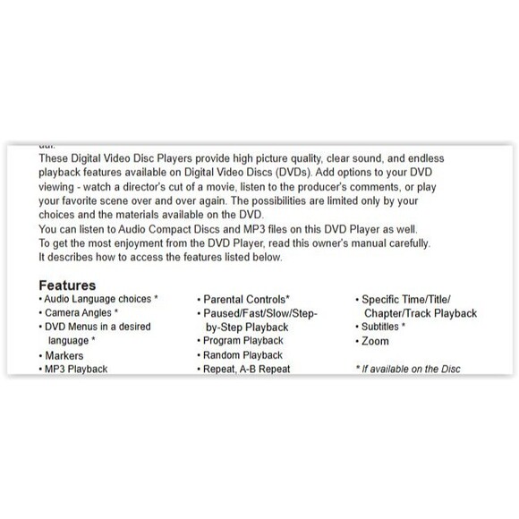 Magnavox Philips DVD/CD/MP3 Player Combo w/ Remote,TruSurround Sound - Tested - Picture 12 of 12